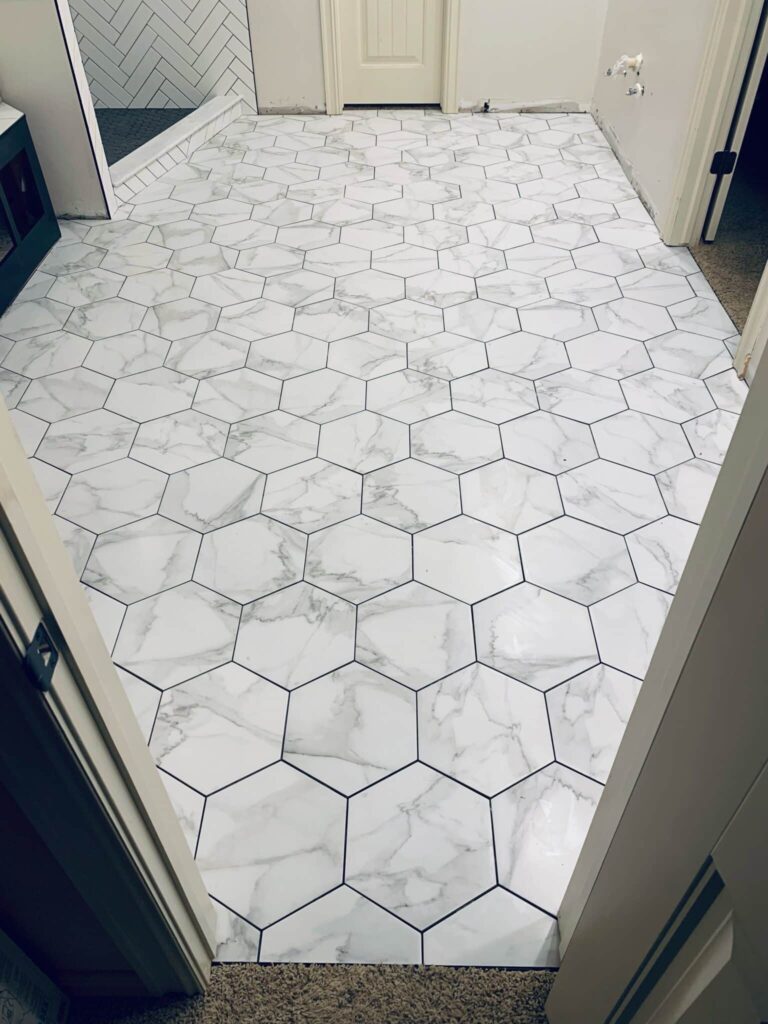 heated floor under tile installation Tulsa OK